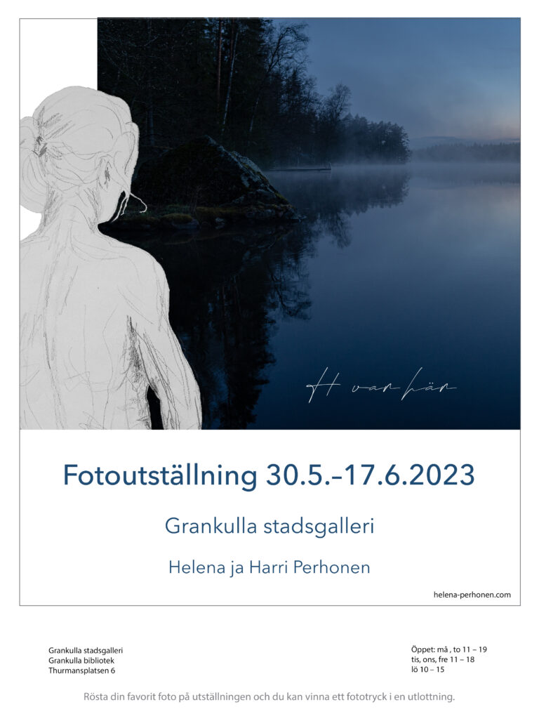 fotoutställning 30.5-17.6.2023. Grankulla stadsgalleri.