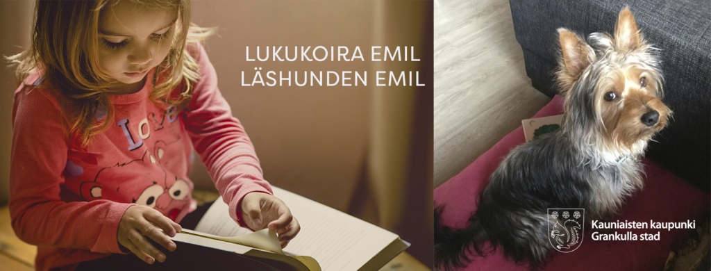 lukukoira Emil. läshunden Emil