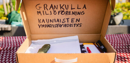 Grankulla Miljöförening – Kauniaisten Ympäristöyhdistys rf laatikko