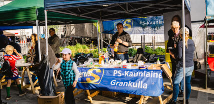Perussuomalaiset, Kauniainen. Granidagen -23.