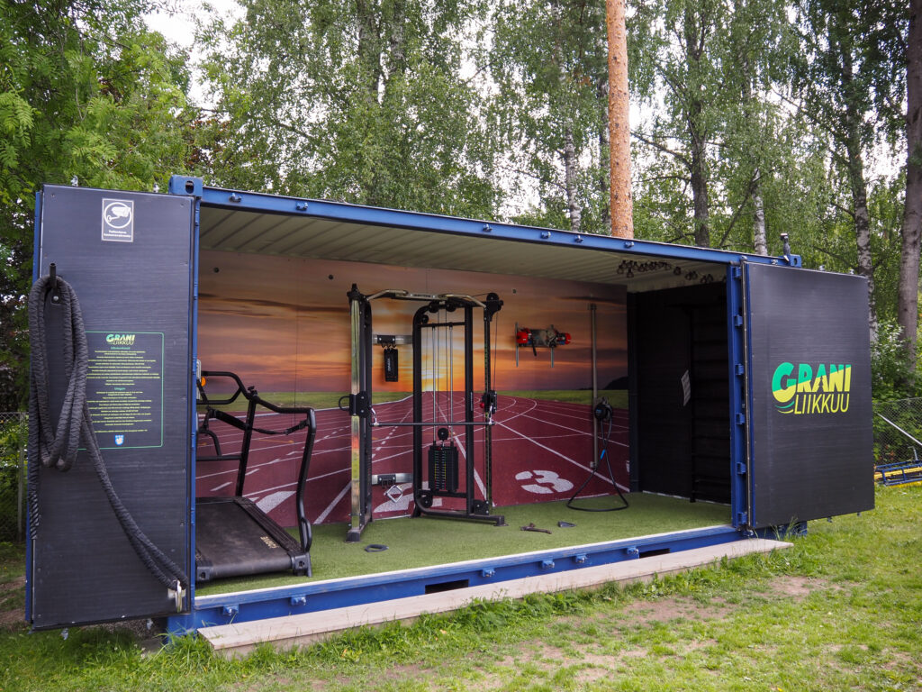 Grani liikkuu kontti
