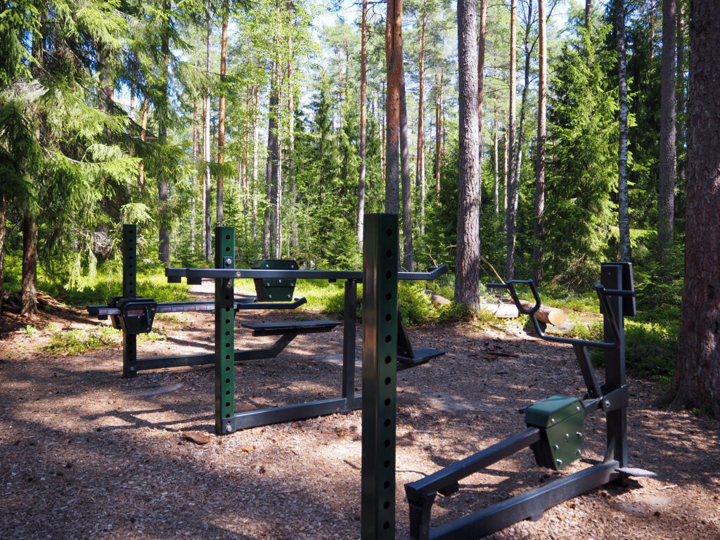ulkokuntosali, kasavuori