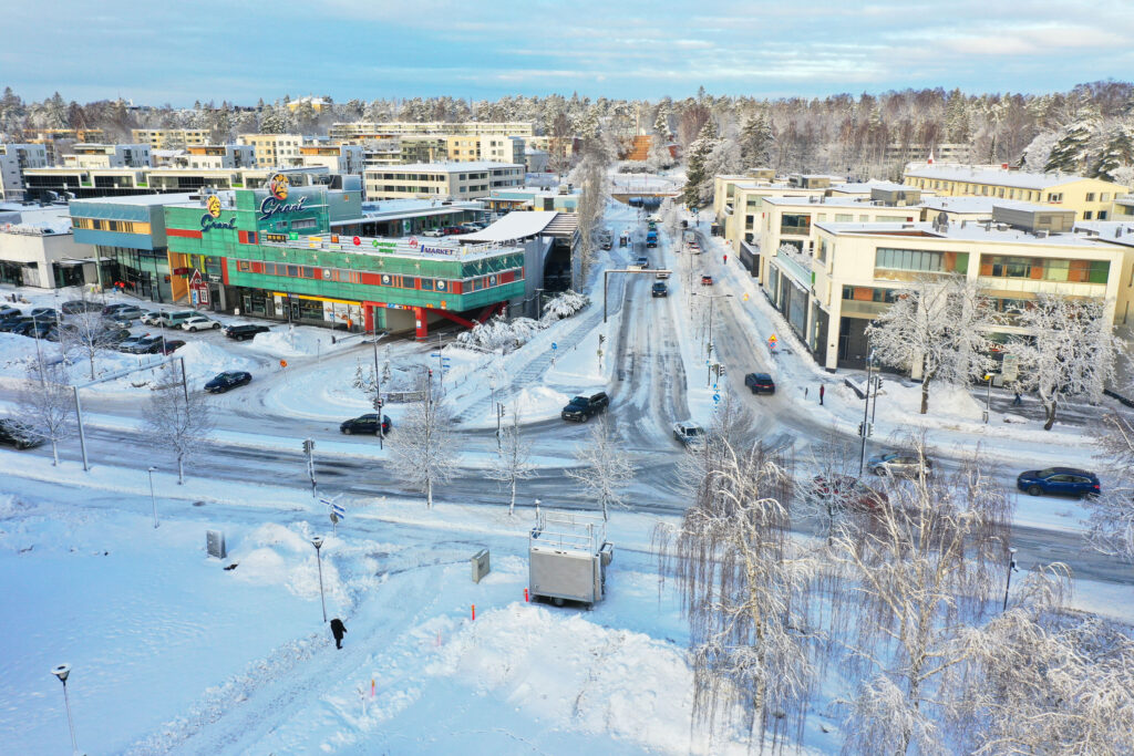 Kauniainen kuvattu ylhäältä